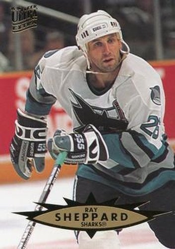 #305 Ray Sheppard - San Jose Sharks - 1995-96 Ultra Hockey