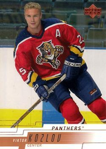 #305 Viktor Kozlov - Florida Panthers - 2000-01 Upper Deck Hockey