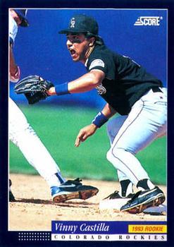 #305 Vinny Castilla - Colorado Rockies -1994 Score Baseball