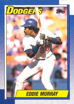 #305 Eddie Murray - Los Angeles Dodgers - 1990 O-Pee-Chee Baseball