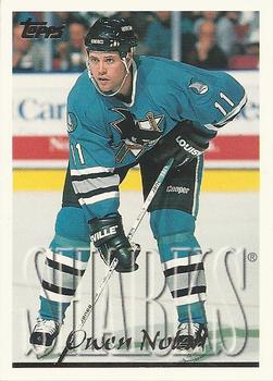 #305 Owen Nolan - San Jose Sharks - 1995-96 Topps Hockey