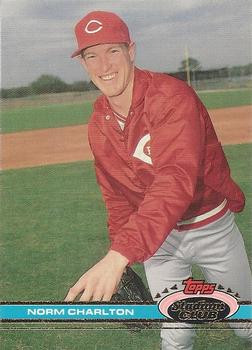 #305 Norm Charlton - Cincinnati Reds - 1991 Stadium Club Baseball