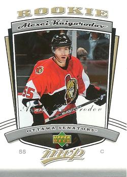 #305 Alexei Kaigorodov - Ottawa Senators - 2006-07 Upper Deck MVP Hockey