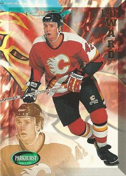 #305 Ed Ward - Calgary Flames - 1995-96 Parkhurst International Hockey