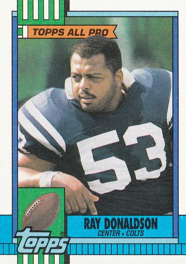 #305 Ray Donaldson - Indianapolis Colts - 1990 Topps Football