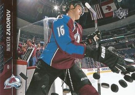 #305 Nikita Zadorov - Colorado Avalanche - 2015-16 Upper Deck Hockey