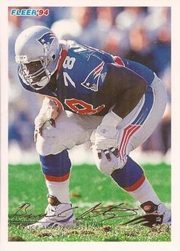 #305 Bruce Armstrong - New England Patriots - 1994 Fleer Football