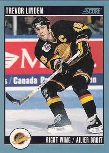 #305 Trevor Linden - Vancouver Canucks - 1992-93 Score Canadian Hockey