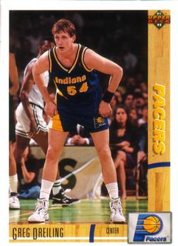 #306 Greg Dreiling - Indiana Pacers - 1991-92 Upper Deck Basketball