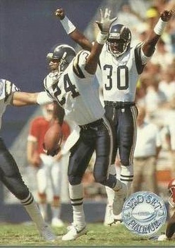 #306 Stanley Richard - San Diego Chargers - 1991 Pro Set Platinum Football