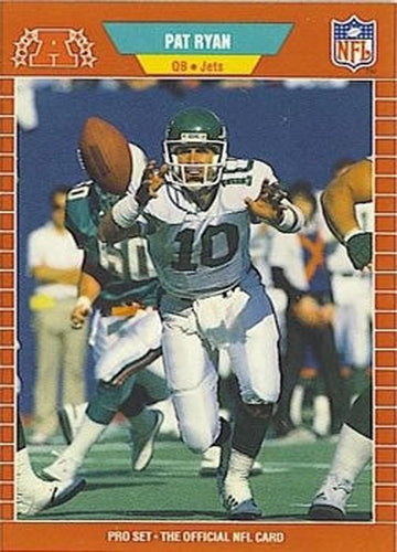 #306 Pat Ryan - New York Jets - 1989 Pro Set Football