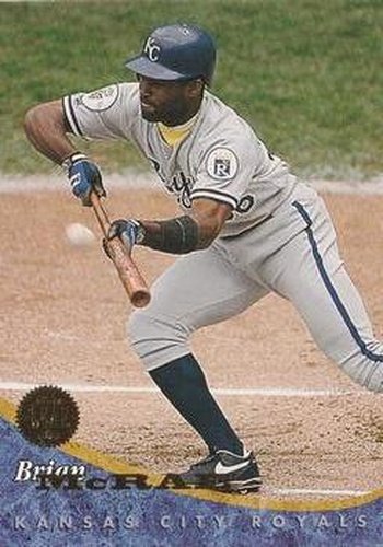 #306 Brian McRae - Kansas City Royals - 1994 Leaf Baseball