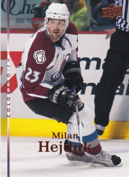 #306 Milan Hejduk - Colorado Avalanche - 2007-08 Upper Deck Hockey