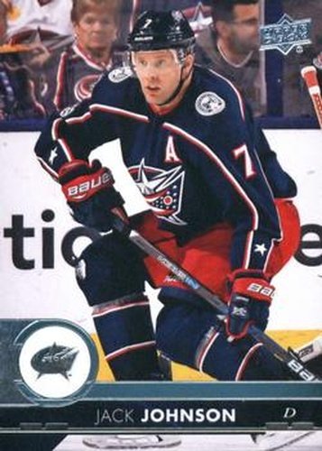#306 Jack Johnson - Columbus Blue Jackets - 2017-18 Upper Deck Hockey