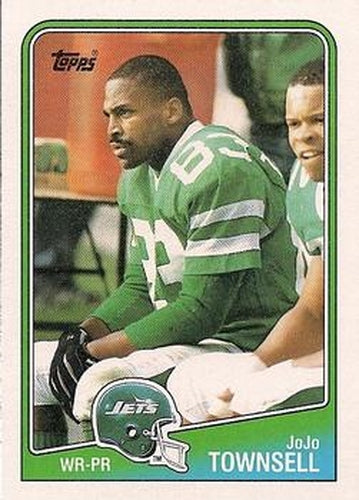 #306 Jo Jo Townsell - New York Jets - 1988 Topps Football