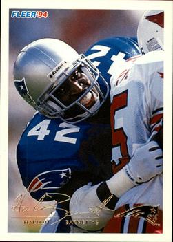 #306 Harlon Barnett - New England Patriots - 1994 Fleer Football