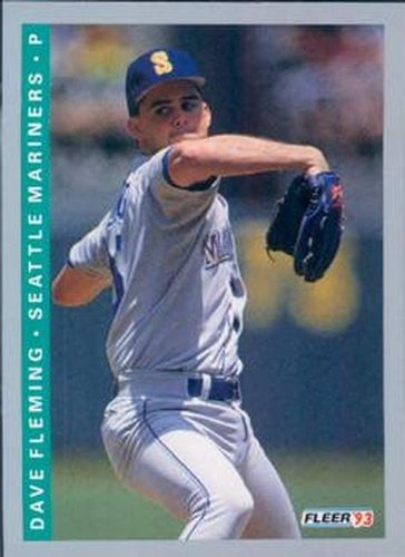 #306 Dave Fleming - Seattle Mariners - 1993 Fleer Baseball