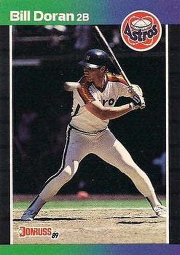 #306 Bill Doran - Houston Astros - 1989 Donruss Baseball