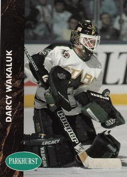#306 Darcy Wakaluk - Minnesota North Stars - 1991-92 Parkhurst Hockey