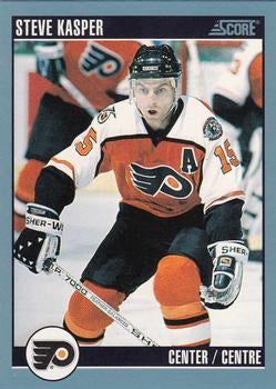 #306 Steve Kasper - Philadelphia Flyers - 1992-93 Score Canadian Hockey