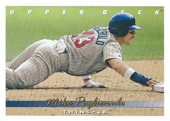 #306 Mike Pagliarulo - Minnesota Twins - 1993 Upper Deck Baseball