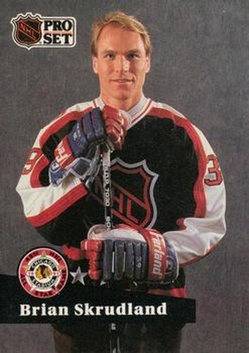 #306 Brian Skrudland - 1991-92 Pro Set Hockey