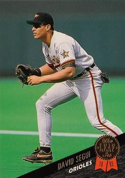 #306 David Segui - Baltimore Orioles - 1993 Leaf Baseball