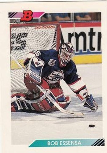 #306 Bob Essensa - Winnipeg Jets - 1992-93 Bowman Hockey