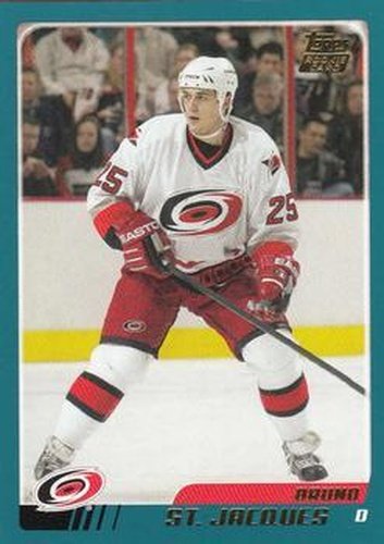 #306 Bruno St. Jacques - Carolina Hurricanes - 2003-04 Topps Hockey