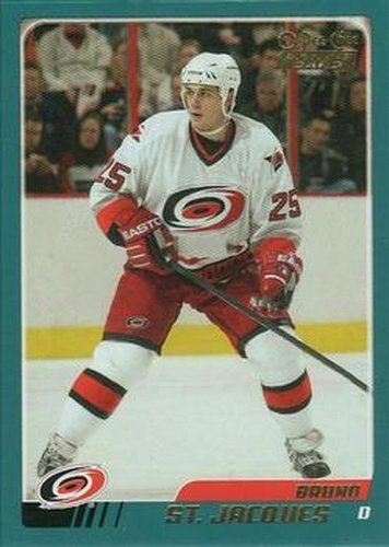 #306 Bruno St. Jacques - Carolina Hurricanes - 2003-04 O-Pee-Chee Hockey