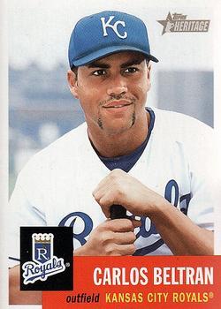 #306 Carlos Beltran - Kansas City Royals - 2002 Topps Heritage Baseball