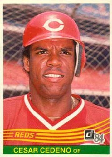 #306 Cesar Cedeno - Cincinnati Reds - 1984 Donruss Baseball