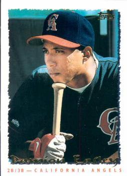 #306 Damion Easley - California Angels - 1995 Topps Baseball
