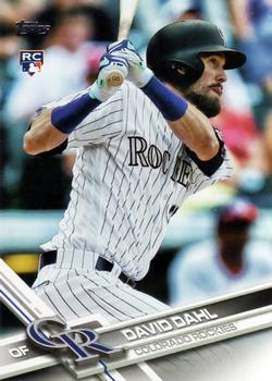 #306 David Dahl - Colorado Rockies - 2017 Topps Baseball