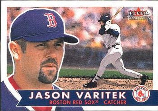 #306 Jason Varitek - Boston Red Sox - 2001 Fleer Tradition Baseball