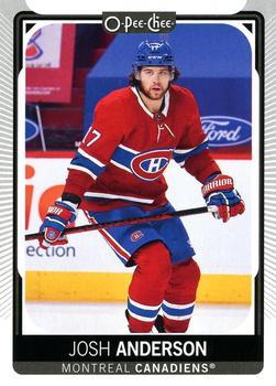 #306 Josh Anderson - Montreal Canadiens - 2021-22 O-Pee-Chee Hockey