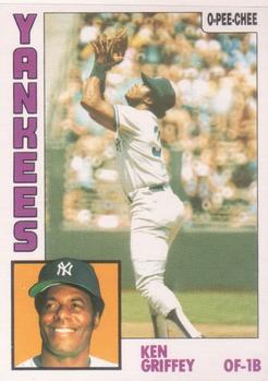#306 Ken Griffey - New York Yankees - 1984 O-Pee-Chee Baseball