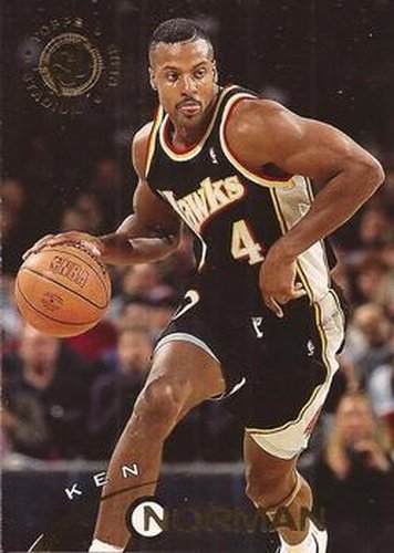 #306 Ken Norman - Atlanta Hawks - 1994-95 Stadium Club Basketball