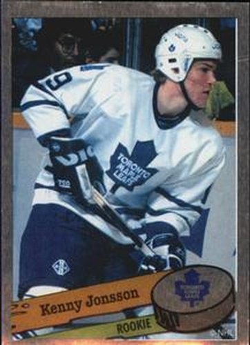 #306 Kenny Jonsson - Toronto Maple Leafs - 1995-96 Panini Hockey Stickers