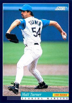 #306 Matt Turner - Florida Marlins -1994 Score Baseball