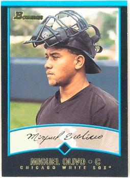 #306 Miguel Olivo - Chicago White Sox - 2001 Bowman Baseball