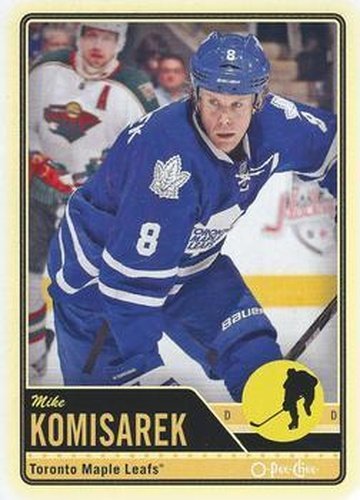 #306 Mike Komisarek - Toronto Maple Leafs - 2012-13 O-Pee-Chee Hockey