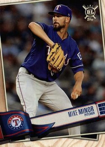 #306 Mike Minor - Texas Rangers - 2019 Topps Big League Baseball