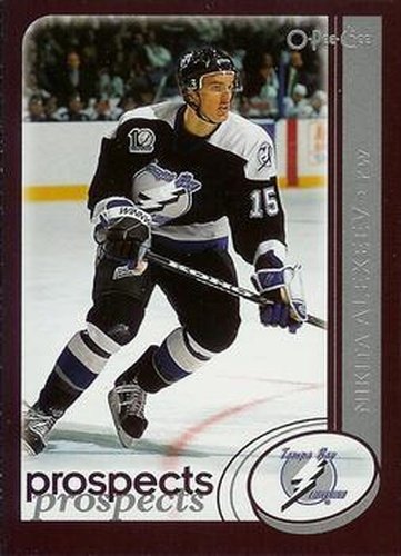 #306 Nikita Alexeev - Tampa Bay Lightning - 2002-03 O-Pee-Chee Hockey