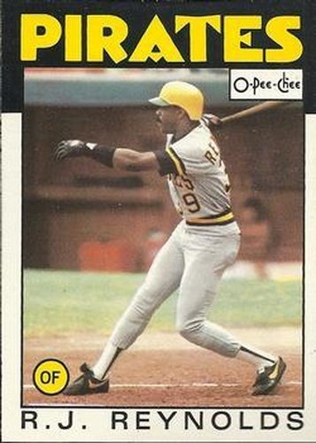 #306 R.J. Reynolds - Pittsburgh Pirates - 1986 O-Pee-Chee Baseball