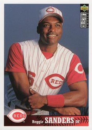 #306 Reggie Sanders - Cincinnati Reds - 1997 Collector's Choice Baseball