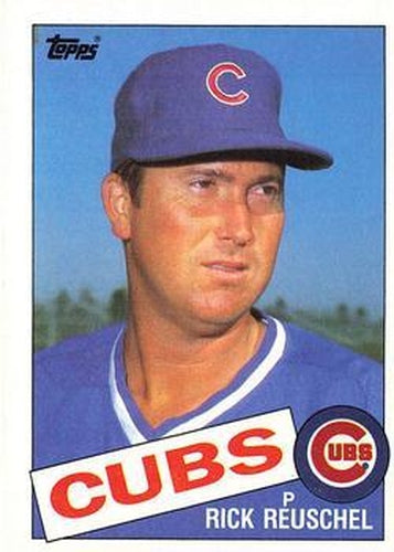 #306 Rick Reuschel - Chicago Cubs - 1985 Topps Baseball