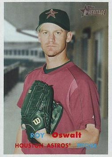 #306 Roy Oswalt - Houston Astros - 2006 Topps Heritage Baseball