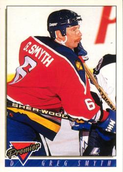 #306 Greg Smyth - Florida Panthers - 1993-94 O-Pee-Chee Premier Hockey