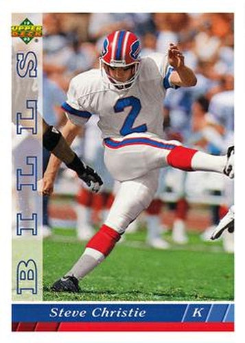 #306 Steve Christie - Buffalo Bills - 1993 Upper Deck Football